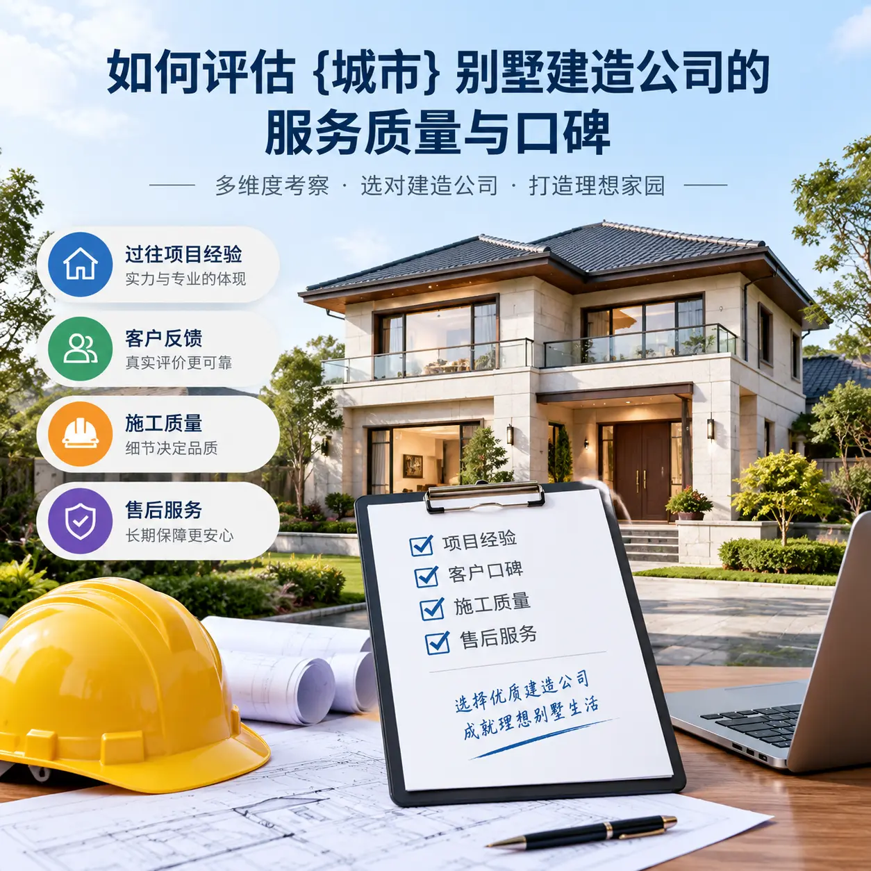 如何评估 盘州 别墅建造公司的服务质量与口碑