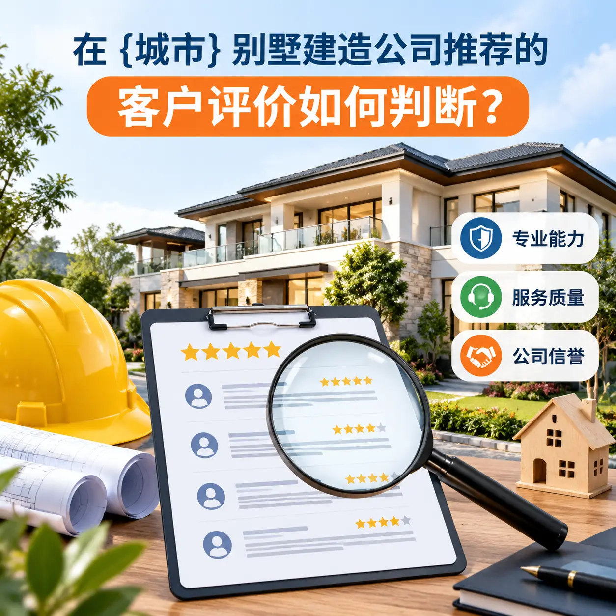 在 盘州 别墅建造公司推荐的客户评价如何判断?