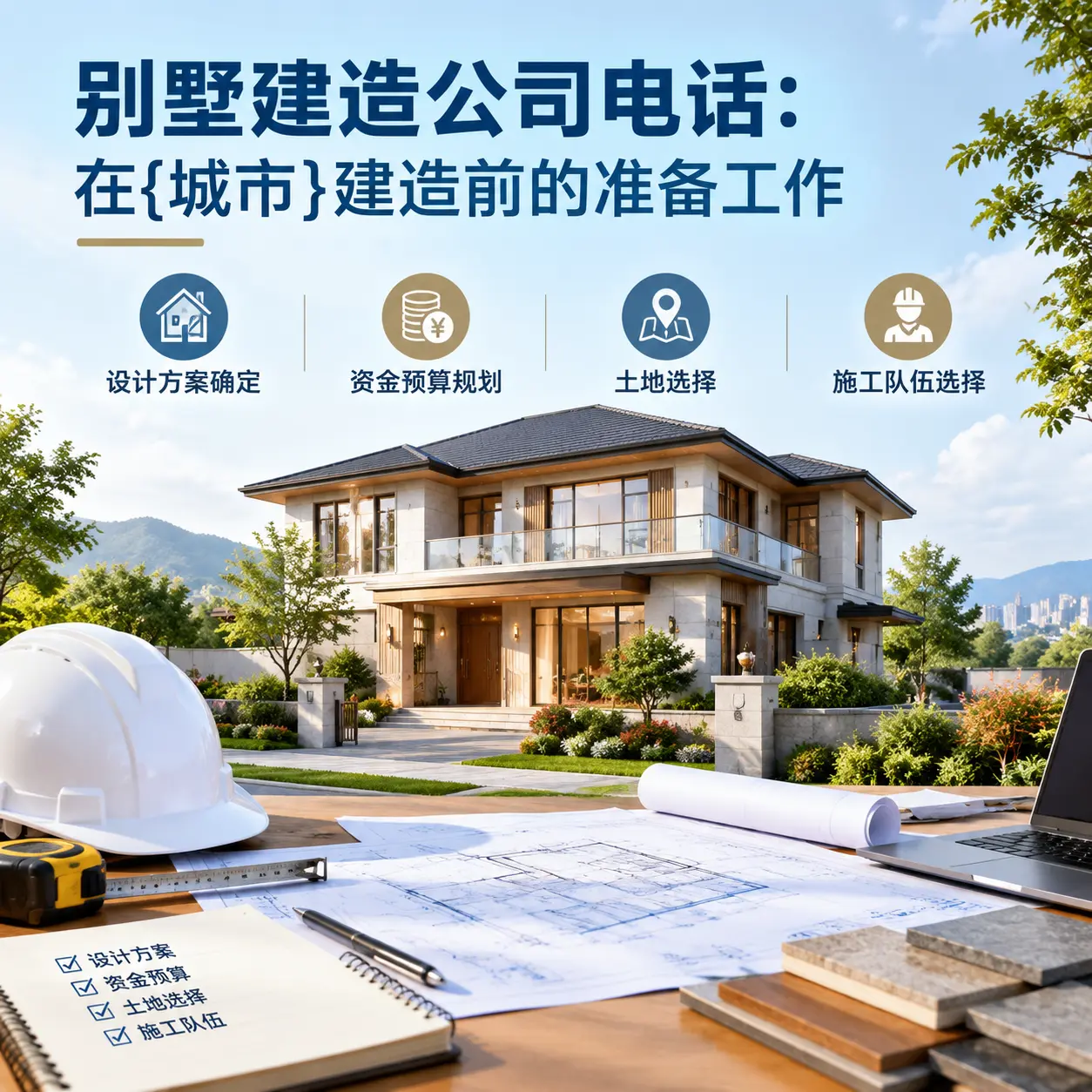 别墅建造公司电话:在盘州建造前的准备工作