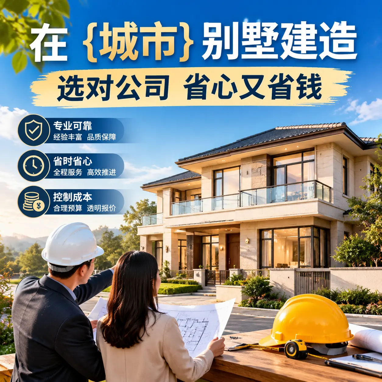 在 盘州 别墅建造，选对公司省心又省钱