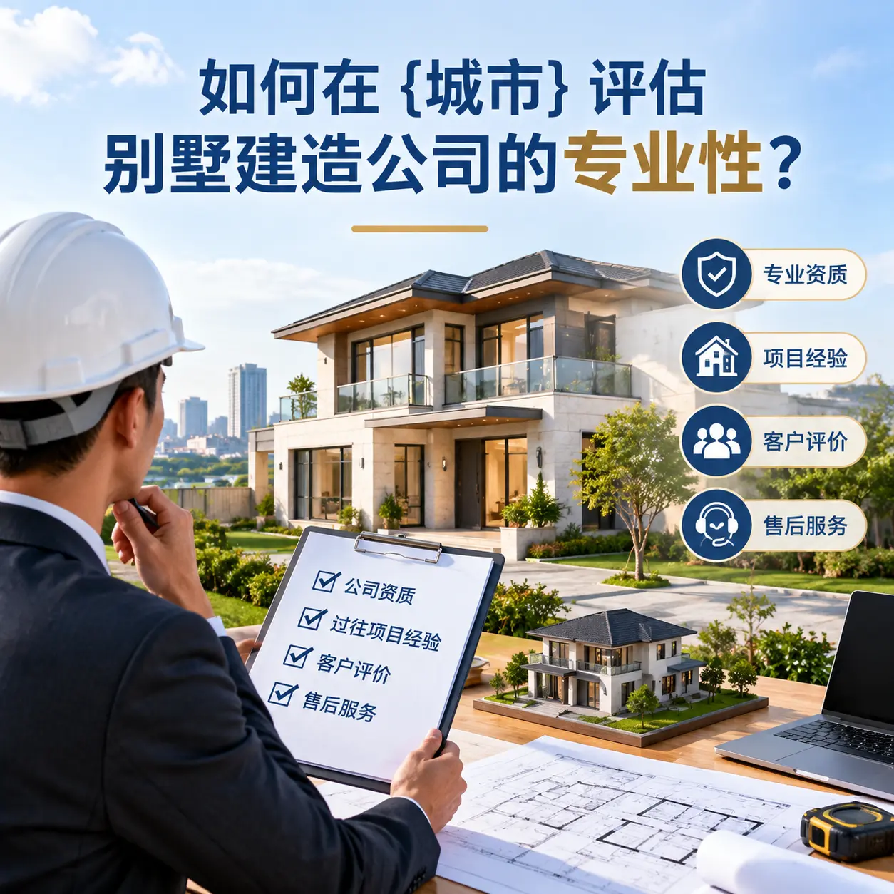 如何在 盘州 评估别墅建造公司的专业性？