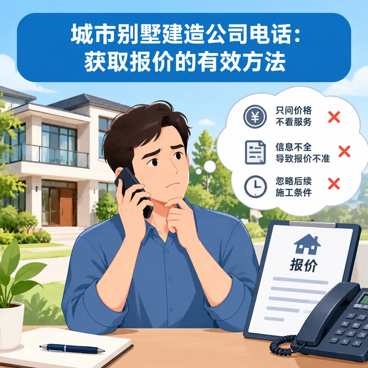 盘州别墅建造公司电话:获取报价的有效方法
